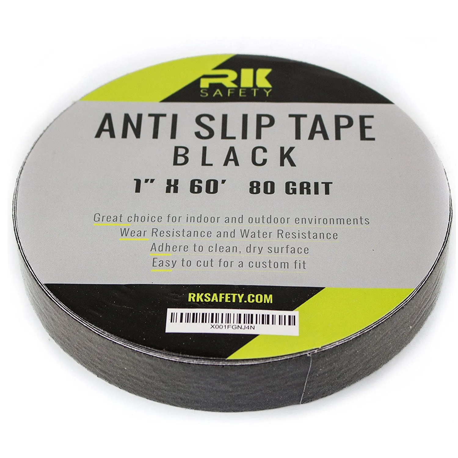 RK Safety 1" x 60" Anti Slip Track Tape Black Color