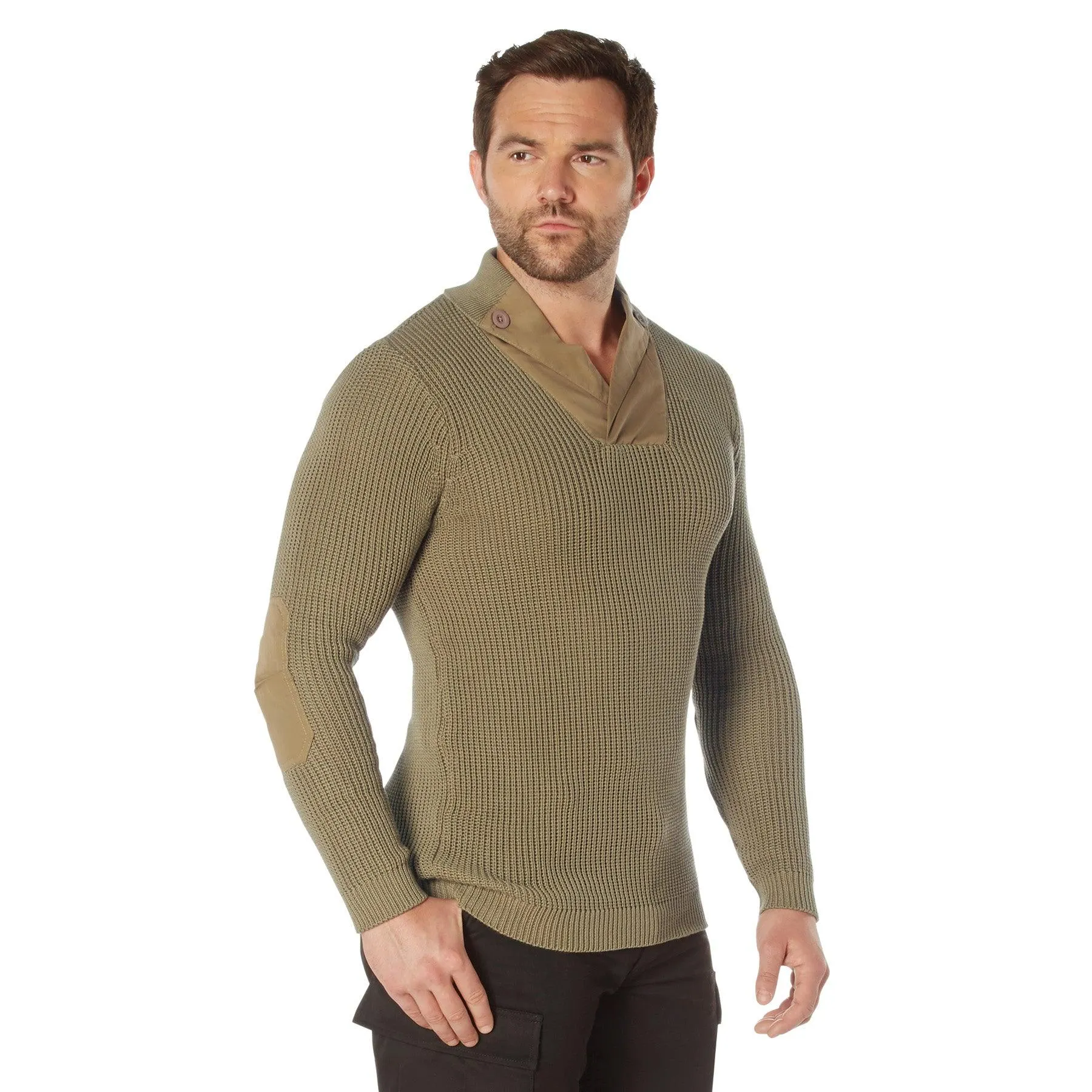 Rothco Mens WWII Vintage Mechanics Sweater - Khaki