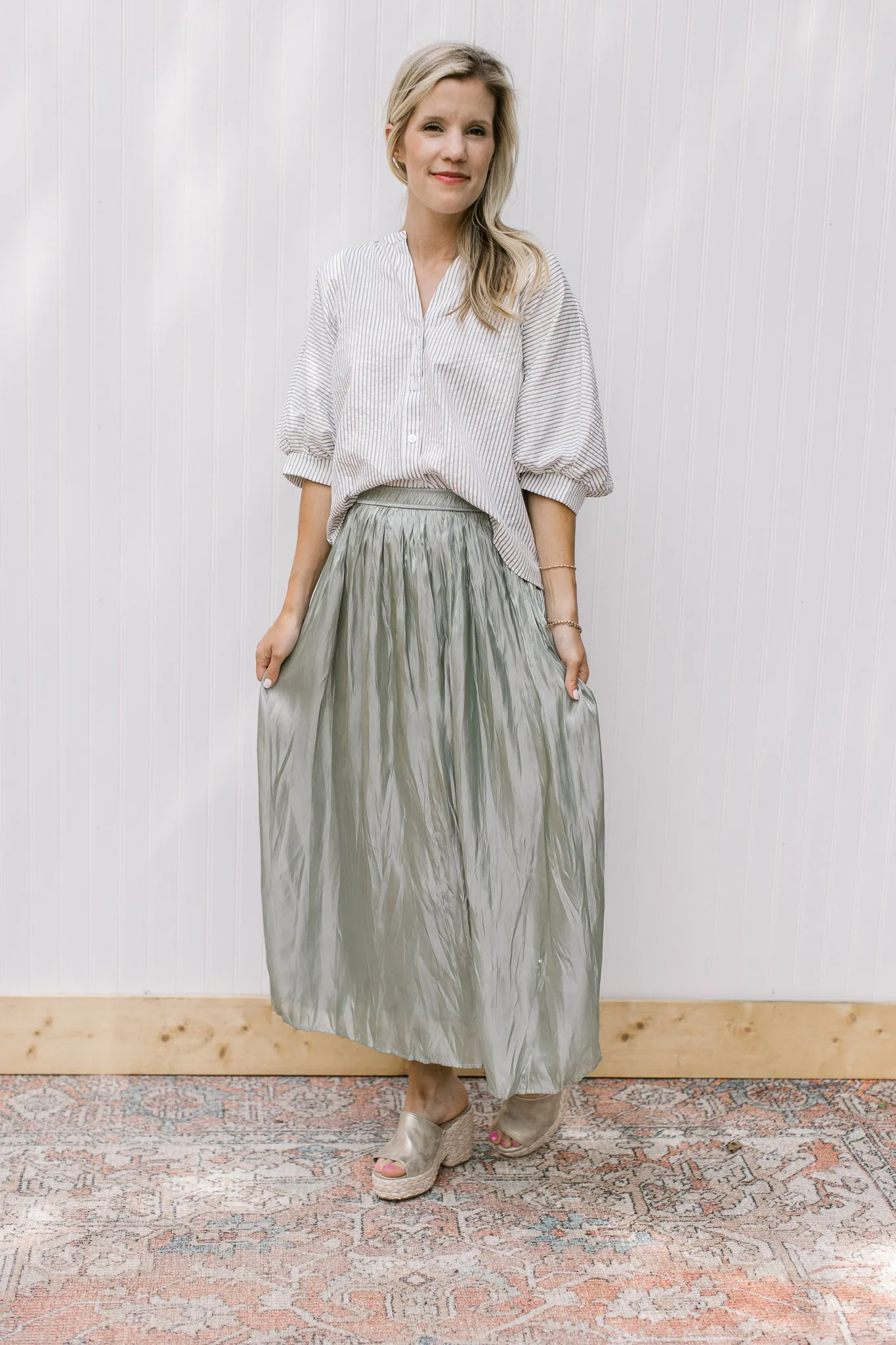 Sage Maxi Skirt