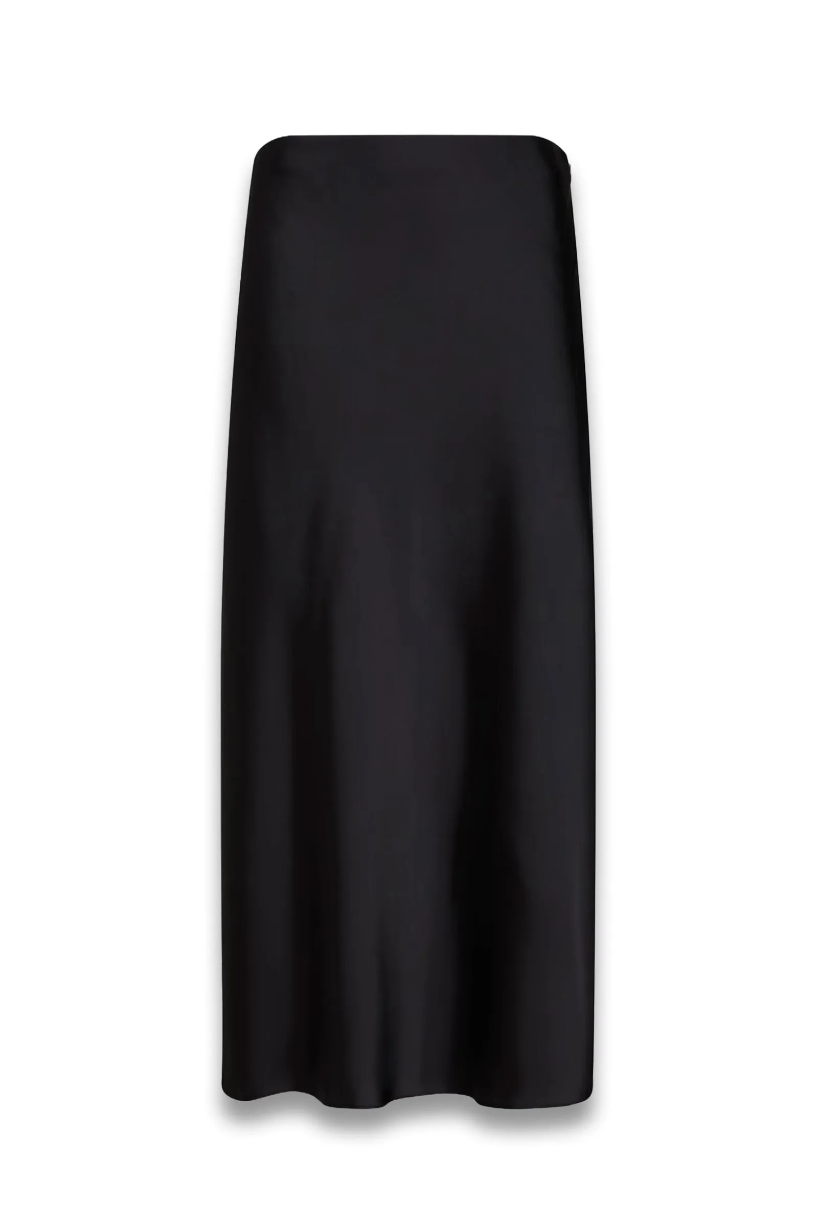 Satin Midi Skirt