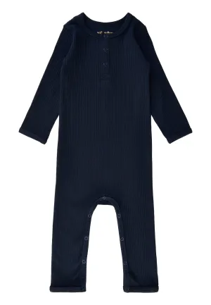 SGKao Wide Rib L/S Jumpsuit - Night Sky