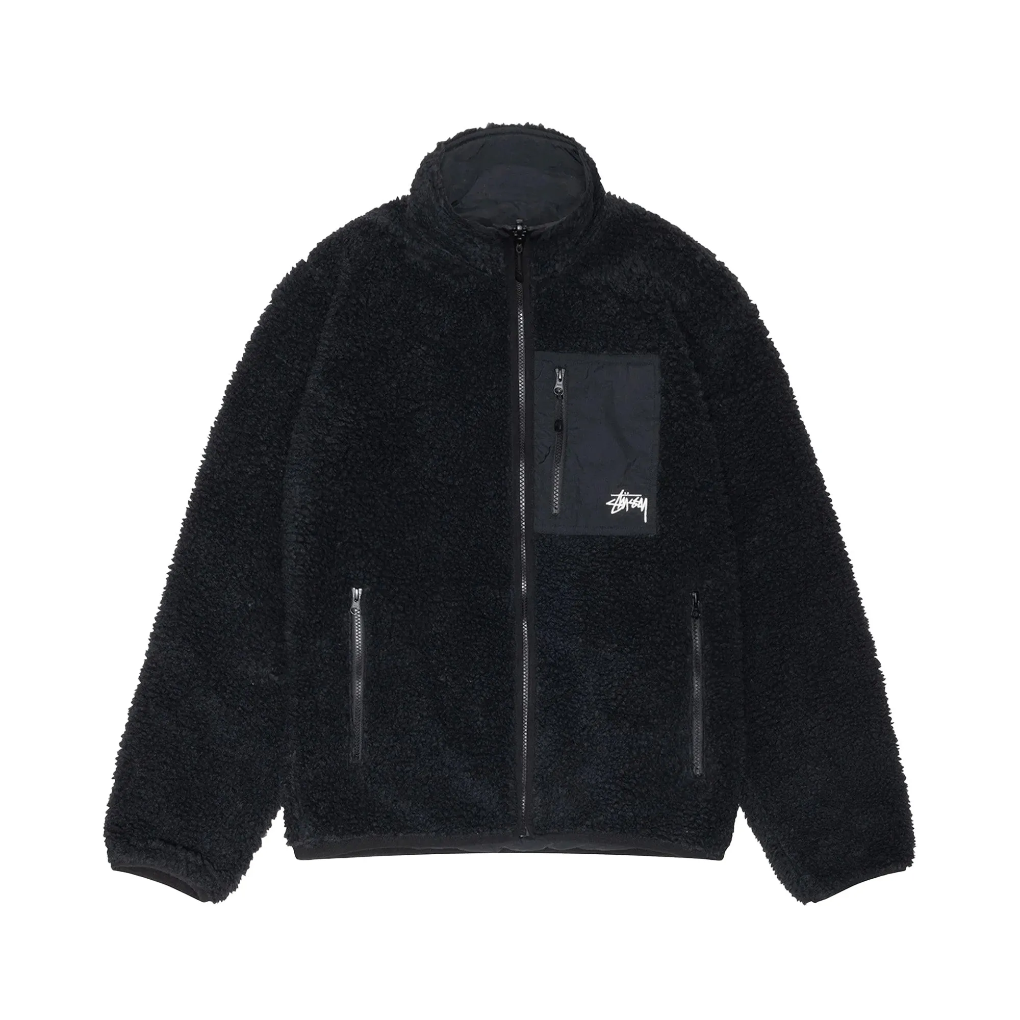 Sherpa Reversible Jacket, Black