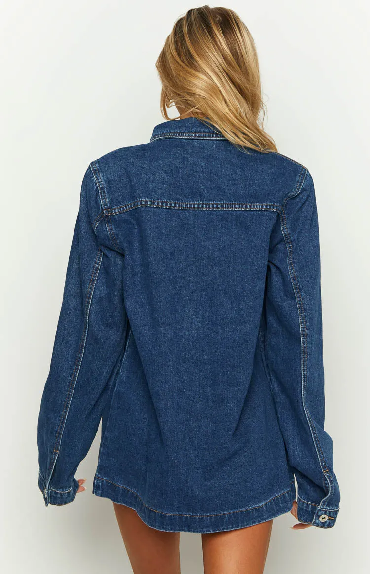 She's Got It Denim Long Sleeve Top