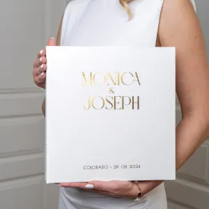 Silky White   Real Gold | Guest Book