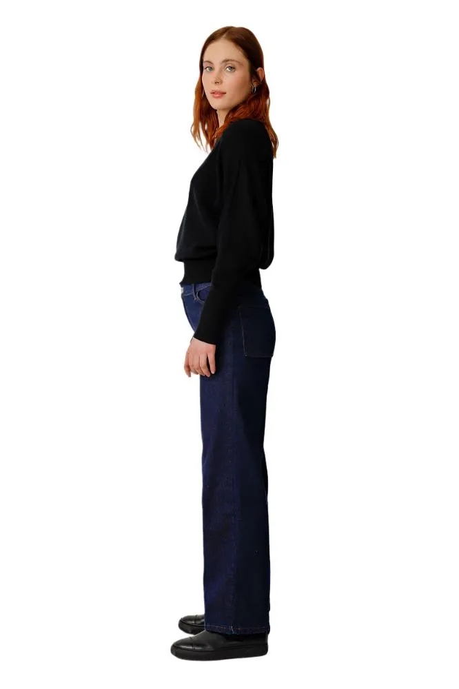 SKFK Womens Trousers Ainhize Dark Denim