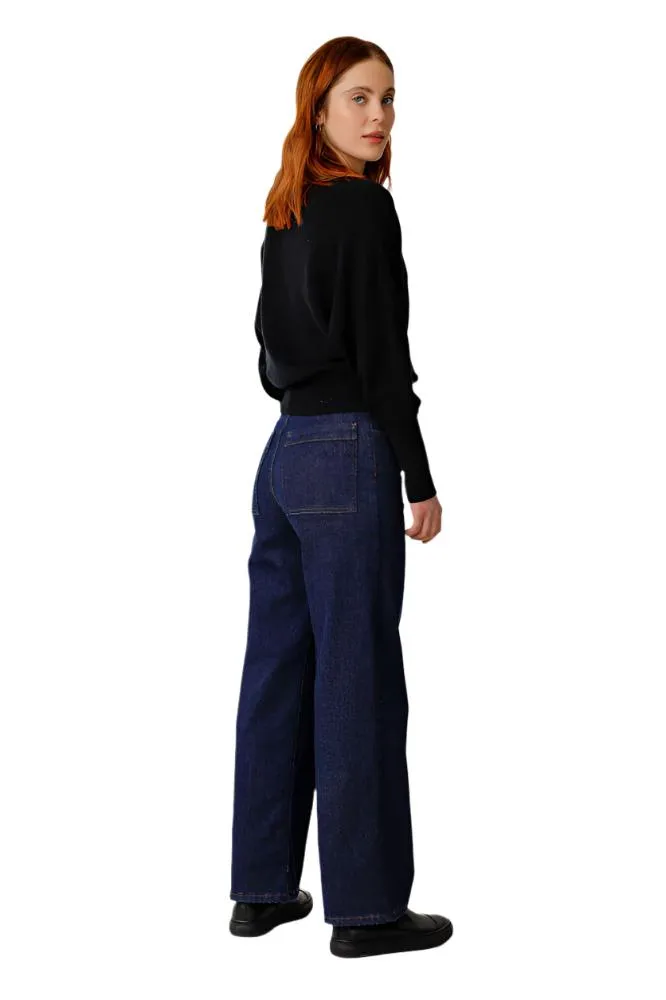 SKFK Womens Trousers Ainhize Dark Denim