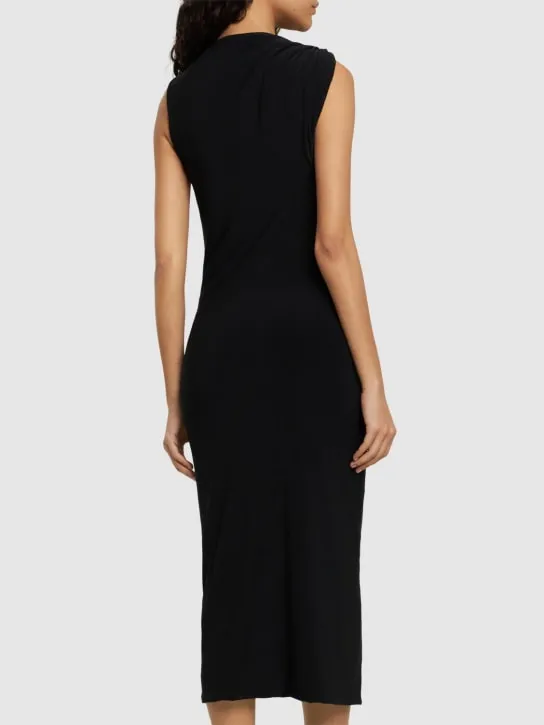 Sportmax   Nuble sleeveless jersey midi dress 