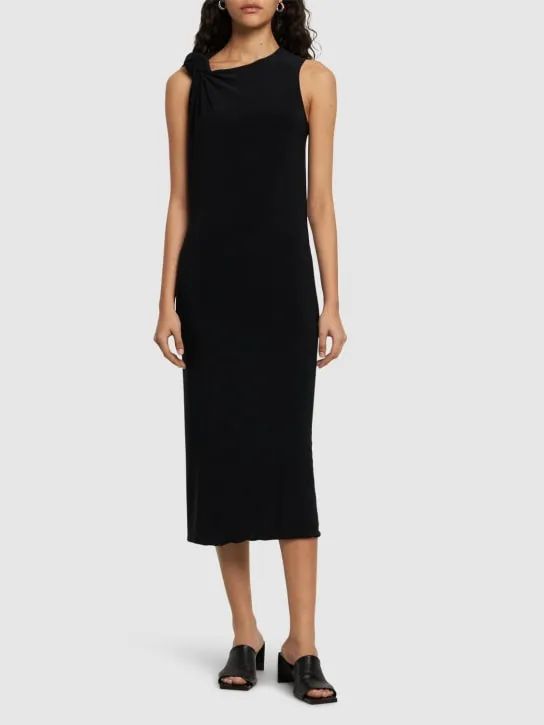 Sportmax   Nuble sleeveless jersey midi dress 