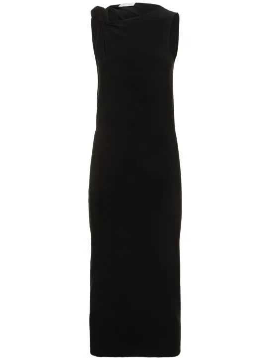 Sportmax   Nuble sleeveless jersey midi dress 