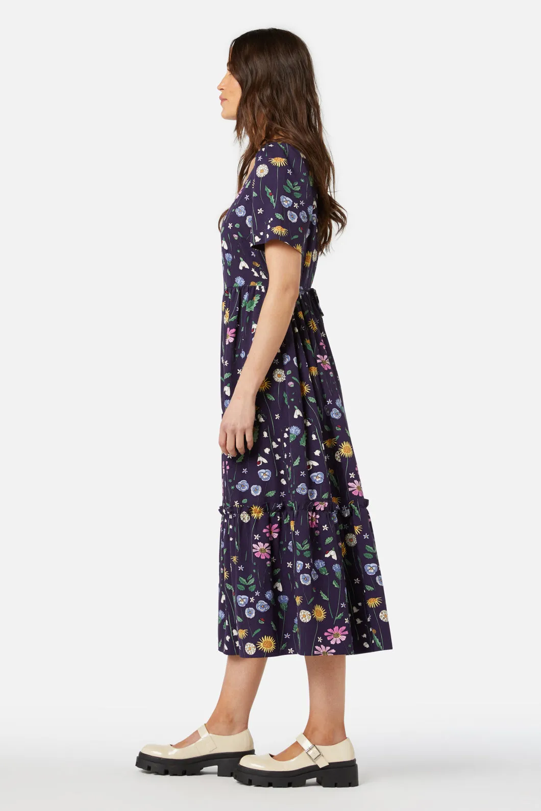 Spring Garden Midi Dress