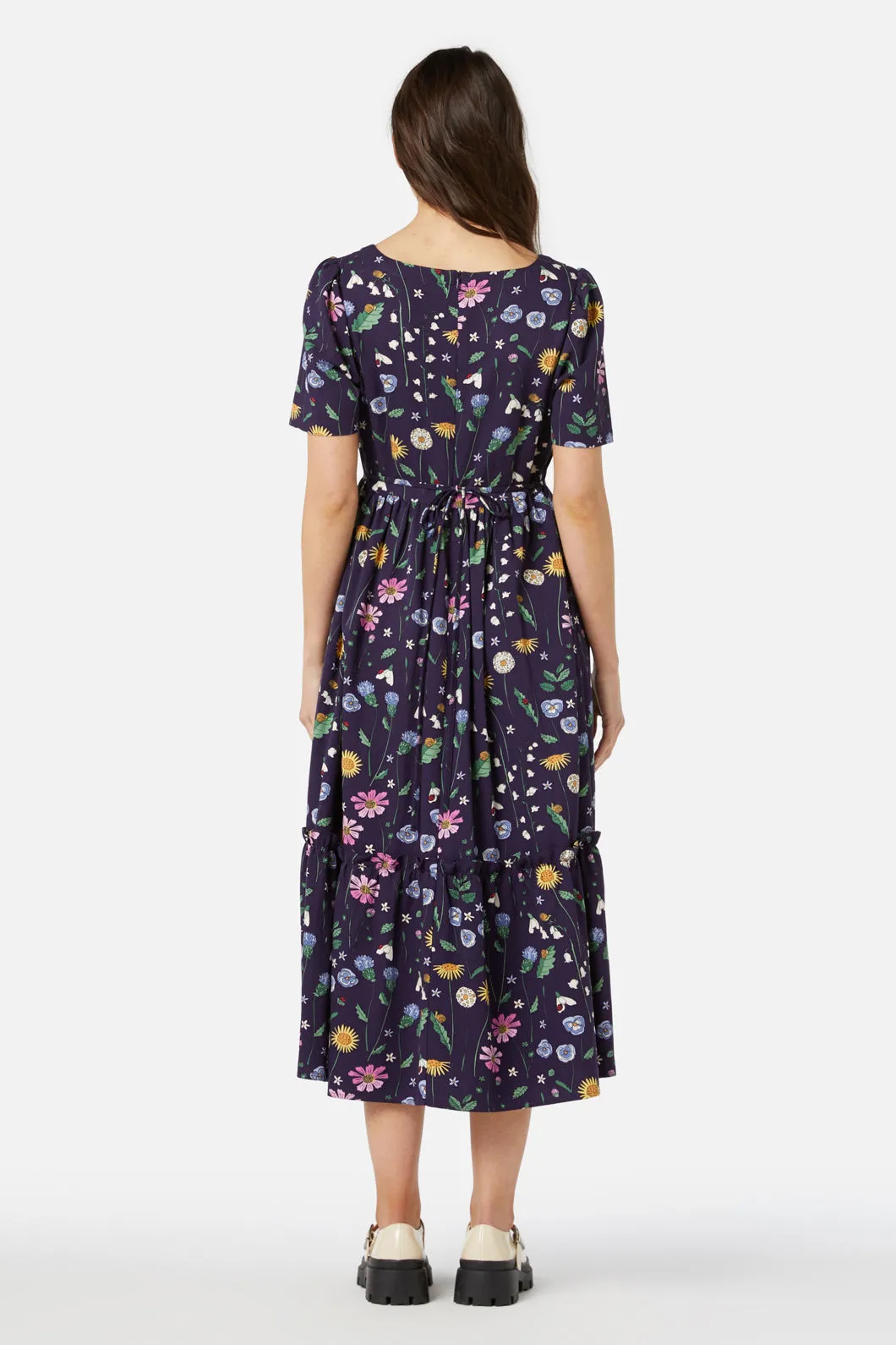 Spring Garden Midi Dress