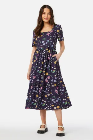 Spring Garden Midi Dress