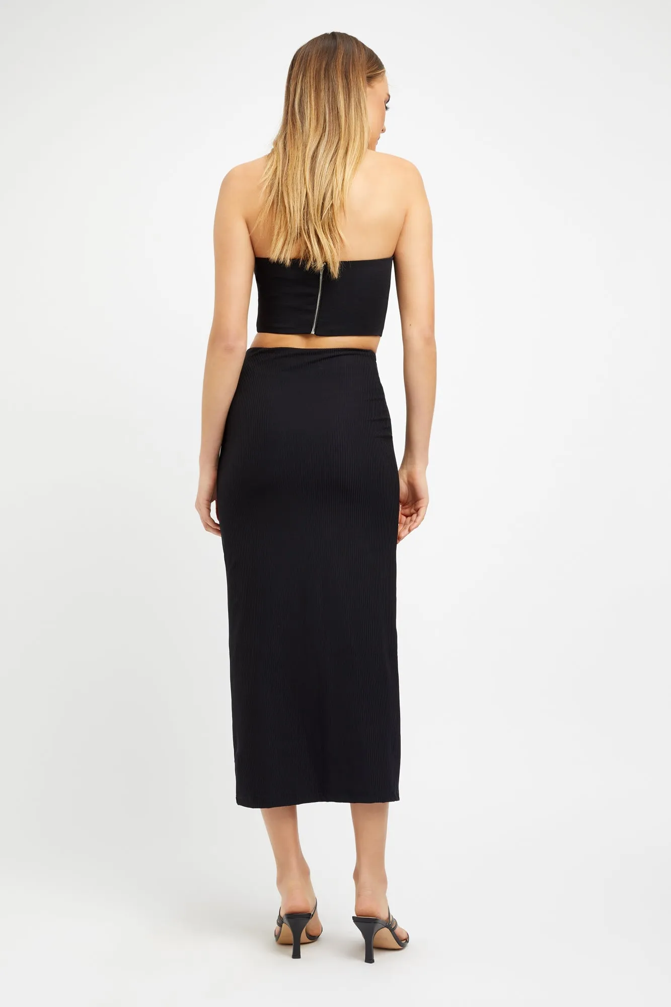 Staple Rib Midi Skirt