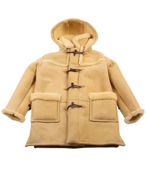 The Real McCoy's MJ21123 Mouton Duffle Coat Beige