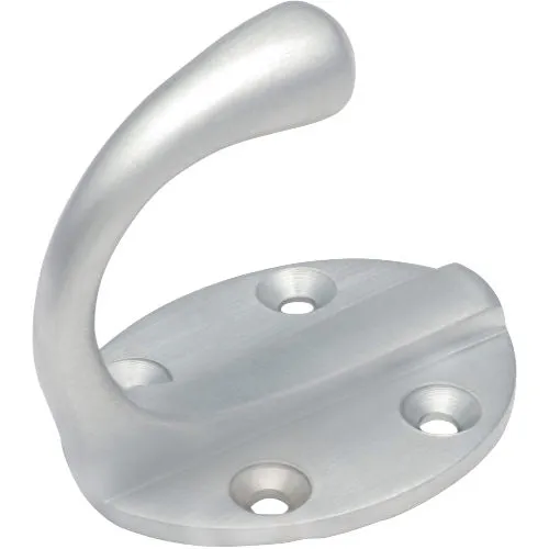 Tradco Single Robe Hook- Oval Backplate