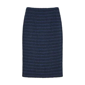 Tweed Blue Skirt