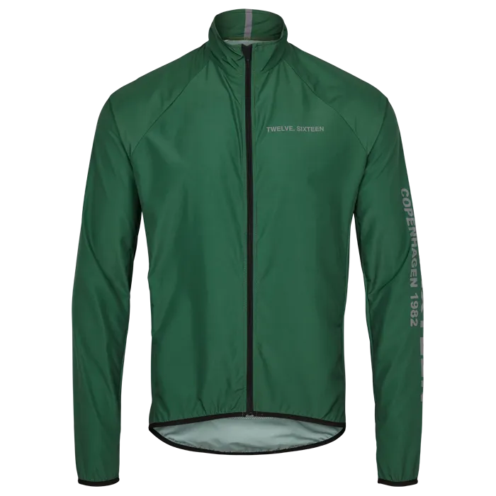 Twelve Sixteen Wind/Rain Jacket Microfiber  Men 120 Green