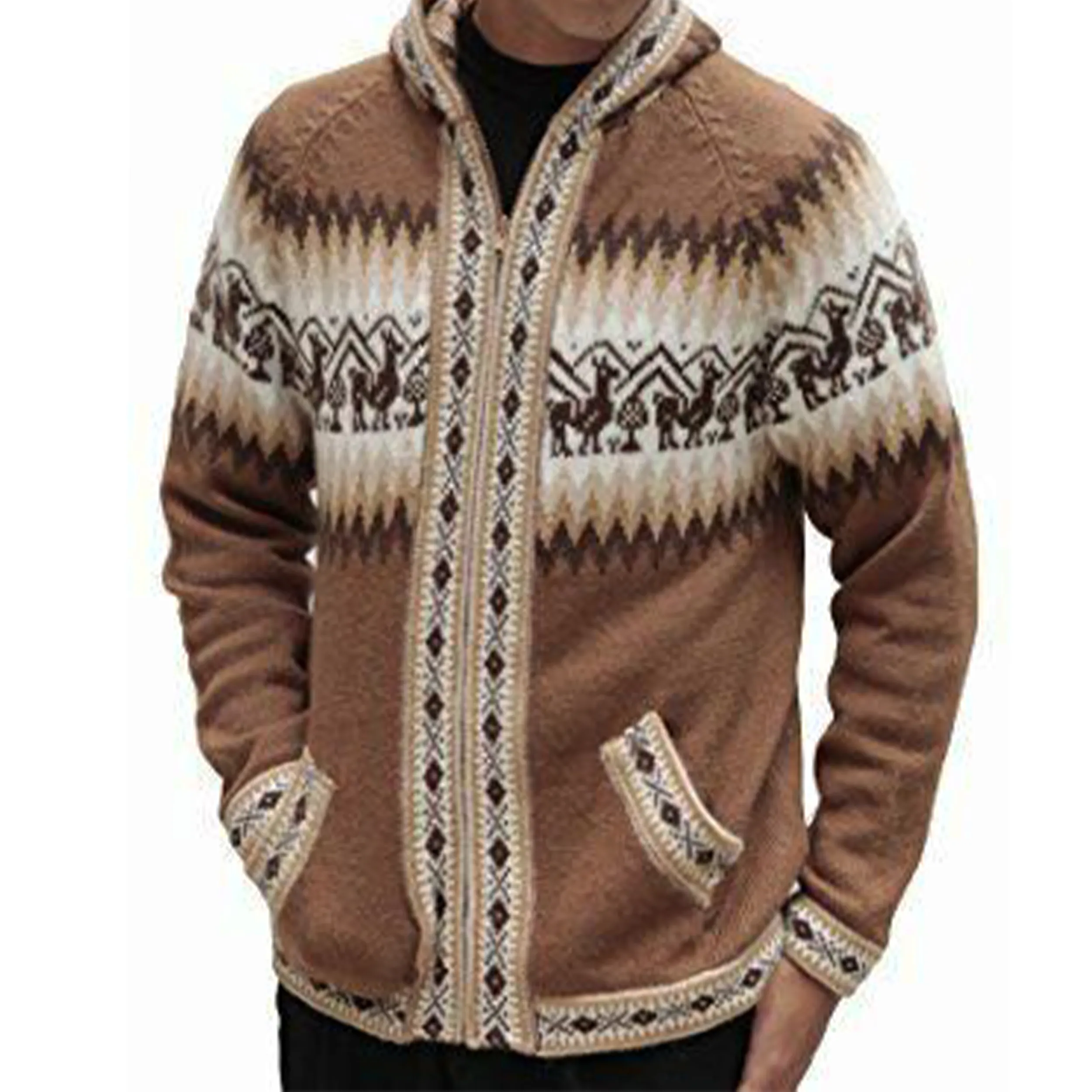 Unisex Alpaca Camel Brown