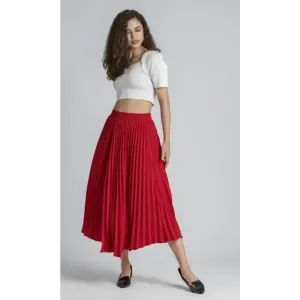 Western Looks Woman Pleated Skirt