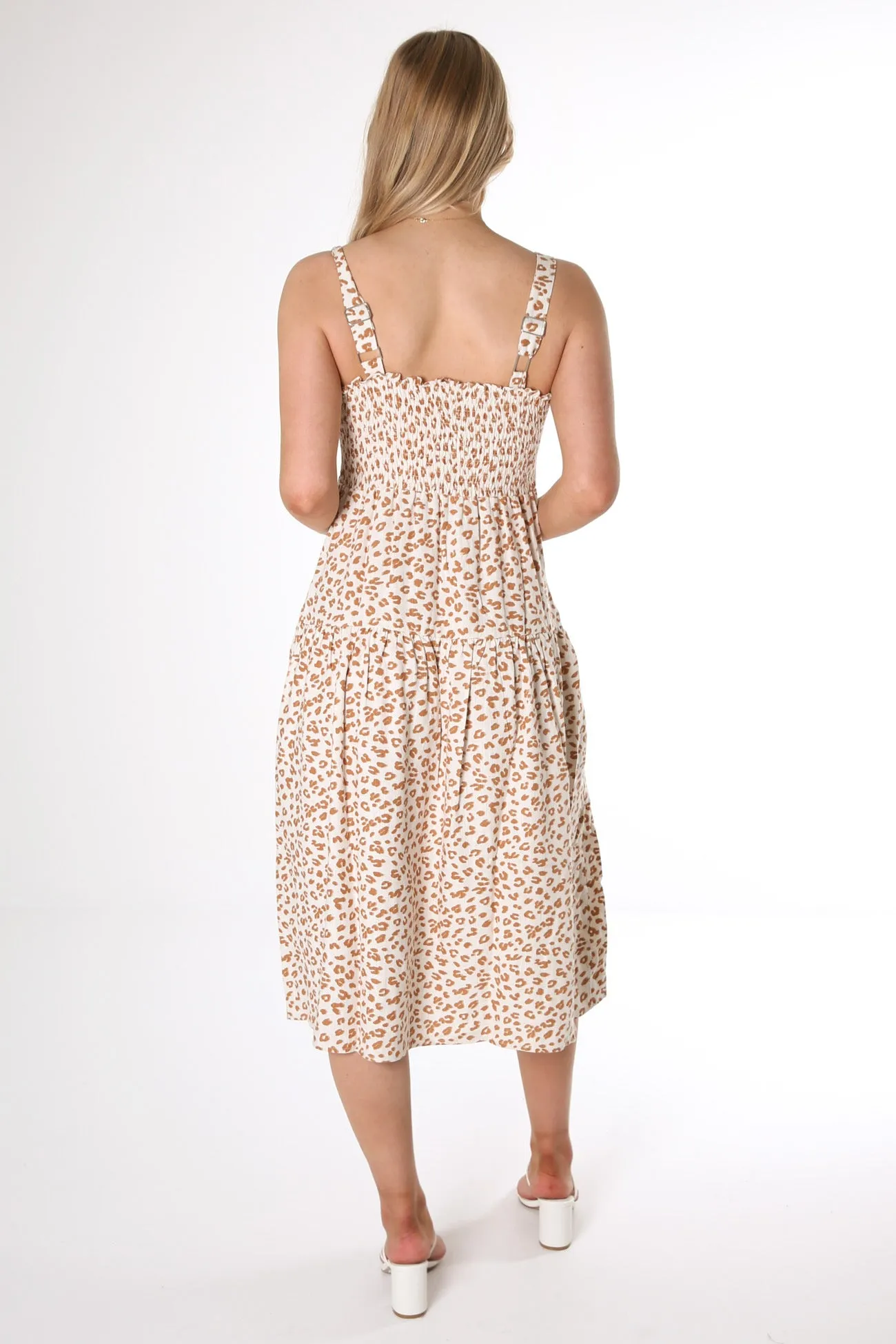 Willa Midi Dress Animal