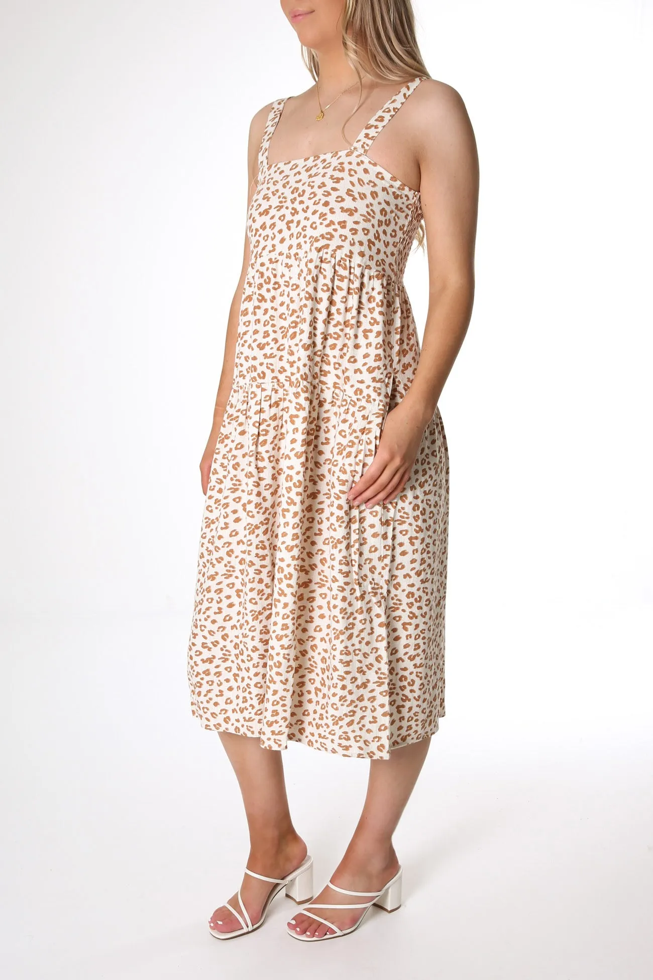 Willa Midi Dress Animal