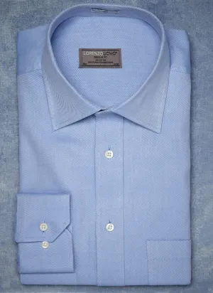 William Fullest Fit Shirt in Blue Twill