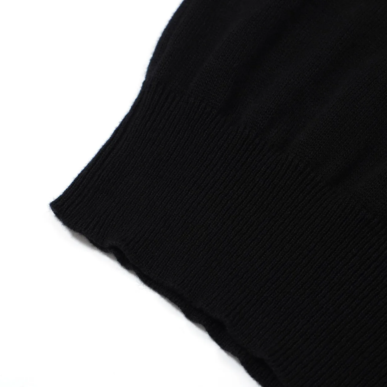 Women Black Lighting Short Sleeves Knitwear